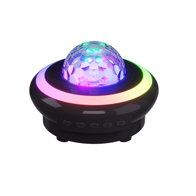 SSL002 Black-RGB MUSIC PROJECTION LIGHTS