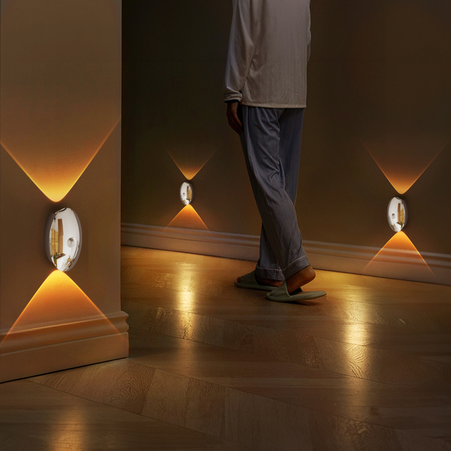 SWL002 Chrome-SENSOR WALL LAMP