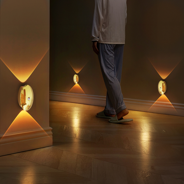 SWL002 Gold-SENSOR WALL LAMP