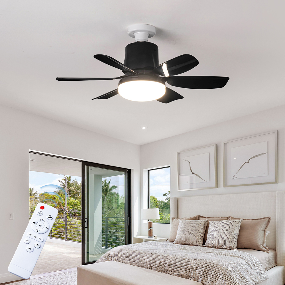 Working principle of European fan light