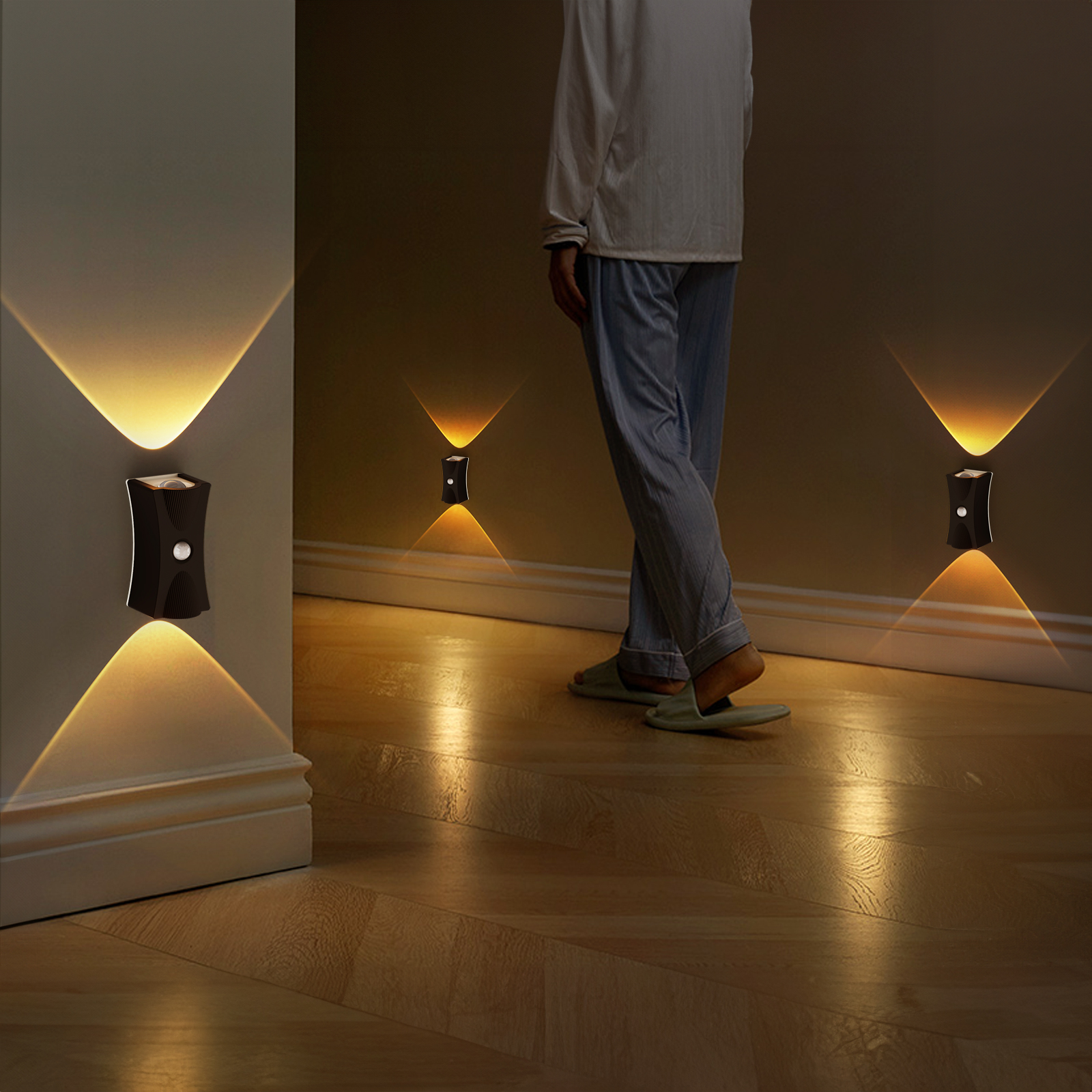 SWL001 Black-SENSOR WALL LAMP