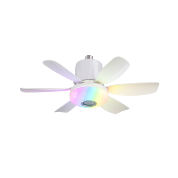 LEC020 White-RGB MUSIC FAN LIGHT