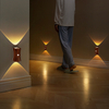 SWL001 black walnut color-SENSOR WALL LAMP
