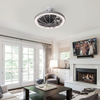 LEC019 Grey-LED FAN LIGHT
